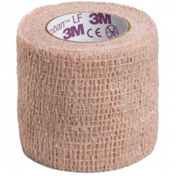 3M 2082 Coban LF Self-Adherent Closure Cohesive Bandage, 2 in x 5 yd, Tan (CS/36)