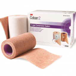 3M Coban 2 3M Healthcare 2094N-3M Coban 2 Self-adherent / Pull On Closure Two-Layer Compression Band