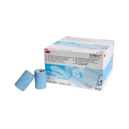 3M Micropore S 3M Healthcare 2770S-2-3M Micropore S Silicone Medical Tape, 2 Inch x 1-1/2 Yard, Blue