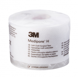 3M Medipore H 3M Healthcare 2862-3M Medipore H Cloth Medical Tape, 2 Inch x 10 Yard, White, Cloth Ta