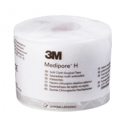 3M Medipore H 3M 2862 Medipore H Cloth Medical Tape, 2 in x 10 yd, White (CS/12)