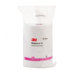 3M Medipore H 3M 2864 Medipore H Cloth Medical Tape, 4 in x 10 yd, White (RL/1)