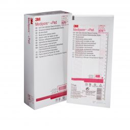 3M Medipore 3M Healthcare 3570-3M Medipore + Pad Soft Cloth Adhesive Dressing, 3 x 8 Inch, Island D