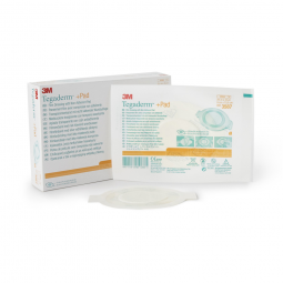 3M Tegaderm 3587 Transparent Film Dressing with Pad, 3-1/2 x 4 in (CS)