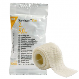 3M Scotchcast Plus 3M Healthcare 82002-3M Scotchcast Plus White Cast Tape, 2 Inch x 4 Yard, Cast & S