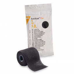 3M Scotchcast Plus 3M Healthcare 82002A-3M Scotchcast Plus Black Cast Tape, 2 Inch x 4 Yard, Cast & 