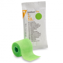 3M Scotchcast Plus 3M Healthcare 82002V-3M Scotchcast Plus Bright Green Cast Tape, 2 Inch x 4 Yard, 