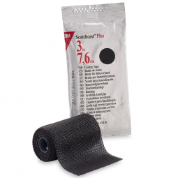 3M Scotchcast Plus 3M Healthcare 82003A-3M Scotchcast Plus Black Cast Tape, 3 Inch x 4 Yard, Cast & 