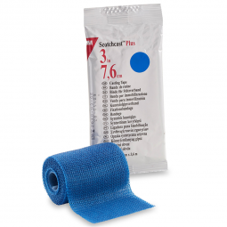 3M Scotchcast Plus 3M Healthcare 82003B-3M Scotchcast Plus Blue Cast Tape, 3 Inch x 4 Yard, Cast & S
