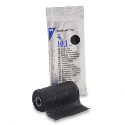 3M Scotchcast Plus 3M Healthcare 82004A-3M Scotchcast Plus Black Cast Tape, 4 Inch x 4 Yard, Cast & 