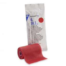 3M Scotchcast Plus 82004R-3M Scotchcast Plus Red Cast Tape, 4 Inch x 4 Yard, Cast & Splint Bandages 