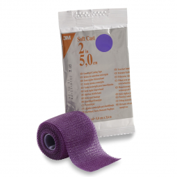 3M Scotchcast Soft Cast 3M Healthcare 82102U-3M Scotchcast Soft Cast Tape, Purple, 2 Inch x 12 Foot,
