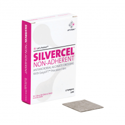 Silvercel Non-Adherent 3M Healthcare 900202-3M Silvercel Silver Alginate Dressing, 2 x 2 Inch, Antim