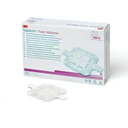 3M Tegaderm 90610 High-Performance Foam Dressing with Border, 3-1/2 x 3-1/2 in (CS/40)
