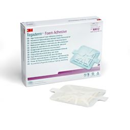  3M Tegaderm High Performance 90612 High Performance Adhesive without Border Foam Dressing,