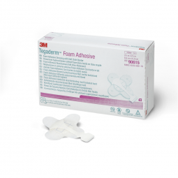 3M Tegaderm 90615 High-Performance Adhesive with Border Foam Dressing, 2-3/4 in (CS)