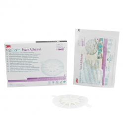 3M Tegaderm 90619 High-Performance Adhesive with Border Foam Dressing, 5-1/2 in (BX)