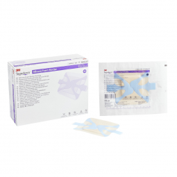 3M Tegaderm 3M Healthcare 90641 Silicone Adhesive with Border Silicone Foam Dressing, 4 x 4 Inch, Fo