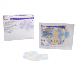 3M Tegaderm 3M Healthcare 90647 Silicone Foam Dressing, 6 x 6-3/4 Inch Sacral, Foam Dressings (CS)