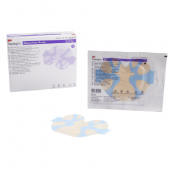 3M Tegaderm 3M Healthcare 90647 Silicone Foam Dressing, 6 x 6-3/4 Inch Sacral, Foam Dressings