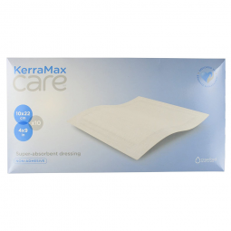 3M PRD500-120 KerraMax Care Super Absorbent Dressing, 4 x 9 in (CT/10)