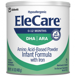 EleCare Abbott Nutrition 55251-EleCare with Iron Powder Infant Formula, 14.1 oz. Can, Infant