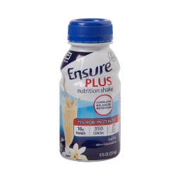 Abbott 57263 Ensure Plus Nutrition Shake, Vanilla, 8 oz Bottle (PK/6)