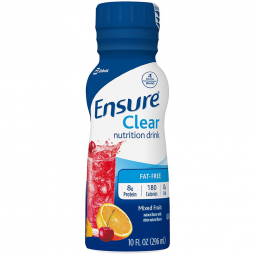 Ensure Clear Abbott Nutrition 62479-Ensure Clear Therapeutic Nutrition, Mixed Fruit, 10-ounce bottle