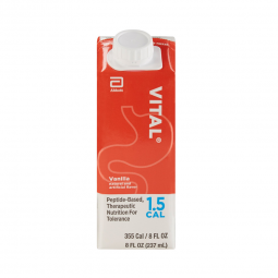 Vital 1.5 Cal Abbott Nutrition 64825-Vital 1.5 Cal Vanilla Peptide-Based Therapeutic Nutrition for T