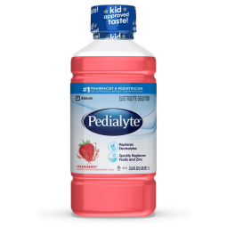 Abbott 70074053984 Pedialyte Classic Strawberry Electrolyte Solution, 1 L