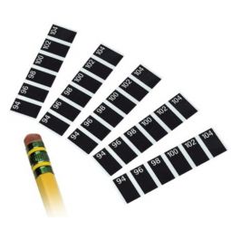 Ableware 708620000 H-B DURAC Peel and Stick Liquid Crystal Disposable Body Thermometers-100/Pack