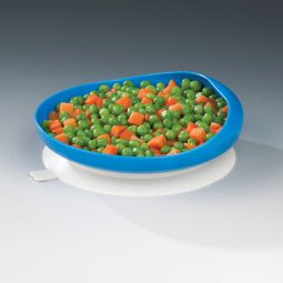 Ableware 745350012 Scooper Plate with Suction Cup Base by Maddak