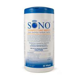 Sono Advanced Ultrasound Solutions SONO4032-Sono Premoistened Surface Disinfectant Cleaner Wipes, 80
