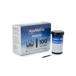 Wavesense Presto Agamatrix 8000-03337-Wavesense Presto Blood Glucose Test Strips, Glucose Meter Test