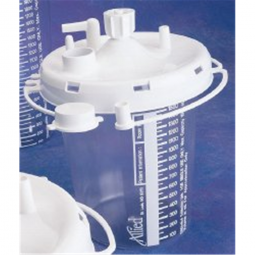 Allied Allied Healthcare 20-08-0004-Allied Suction Canister for use with OptiVac aspirators, 1500 mL