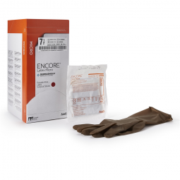 ENCORE Latex Micro Ansell 5787004-Encore Latex Micro Surgical Glove, Size 7.5, Brown, Medical Gloves