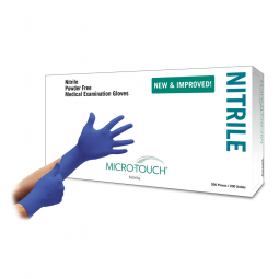 Micro-Touch Nitrile Ansell 6034300-Micro-Touch Nitrile Exam Glove, Extra Small, Blue (BX/200)