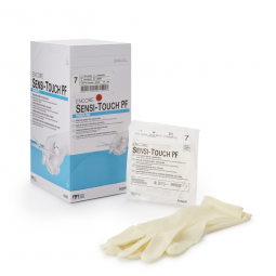ENCORE Sensi-Touch PF Ansell 7824PF-Encore Sensi-Touch PF Latex Surgical Glove, Size 7, Natural (BX/