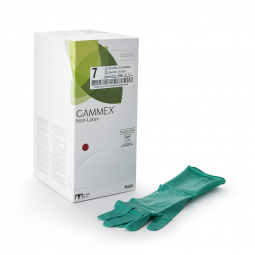 GAMMEX Non-Latex Ansell 8514-Gammex Non-Latex Polyisoprene Surgical Glove, Size 7, Green (CS/200)