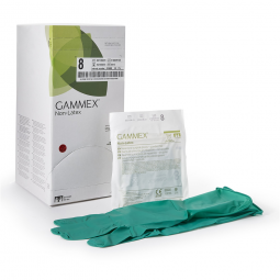 GAMMEX Non-Latex Ansell 8516-Gammex Non-Latex Polyisoprene Surgical Glove, Size 8, Green (BX/50)