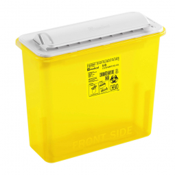 Chemotherapy Waste Sharps Container, 1.35 gal, Yellow (12/Case) - AP Line FGAP5Q4YC001