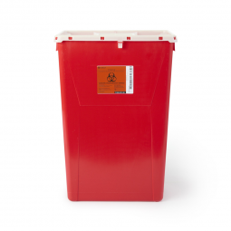 Biohazard Waste Sharps Container, 18 gal, Red (7/Case) - AP Line FGAP60MRC001