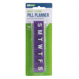 Ezy Dose Apothecary Products 67005-Apothecary Products Weekly Pill Planner, Pill Box (PK)