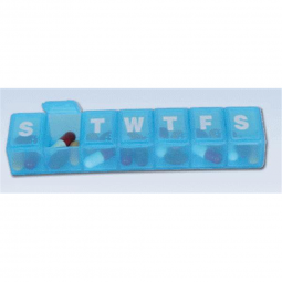 Apothecary Products 67006-Apothecary Products Weekly Pill Planner, 1 x 2-3/4 x 8 Inch, Pill Box (PK)