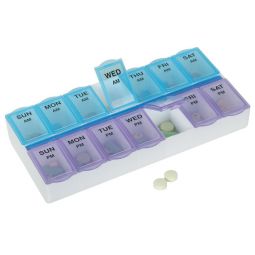 Apothecary Products 67471-Ezy Dose Pill Organizer, 5/8 x 1-1/4 x 7-1/4 Inch, Medication Dispensing