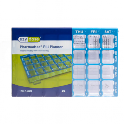 Pharmadose Locking Pill Planner Apothecary Products 91340-Pharmadose Locking Pill Planner 7-Day, Fou