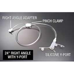 AMT Mini Classic Applied Medical 6-2422-AMT Right Angle Connector with Y-Port Adapter, Mini Classic,