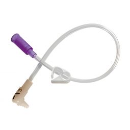 micro G-JET Applied Medical 8-1221-ISOSAF-Right Angle Single ENFit Feed Set with Twist Cap micro G-J