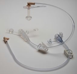 Mini ONE Applied Medical 8-2411-Mini One Straight Connector with Bolus Adapter, Purple, 24 in, Nutri