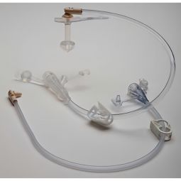 Mini ONE Applied Medical 8-2411-Mini One Straight Connector with Bolus Adapter, Purple, 24 in, Nutri